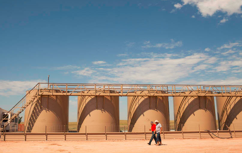 Oil Storage Tank Battery